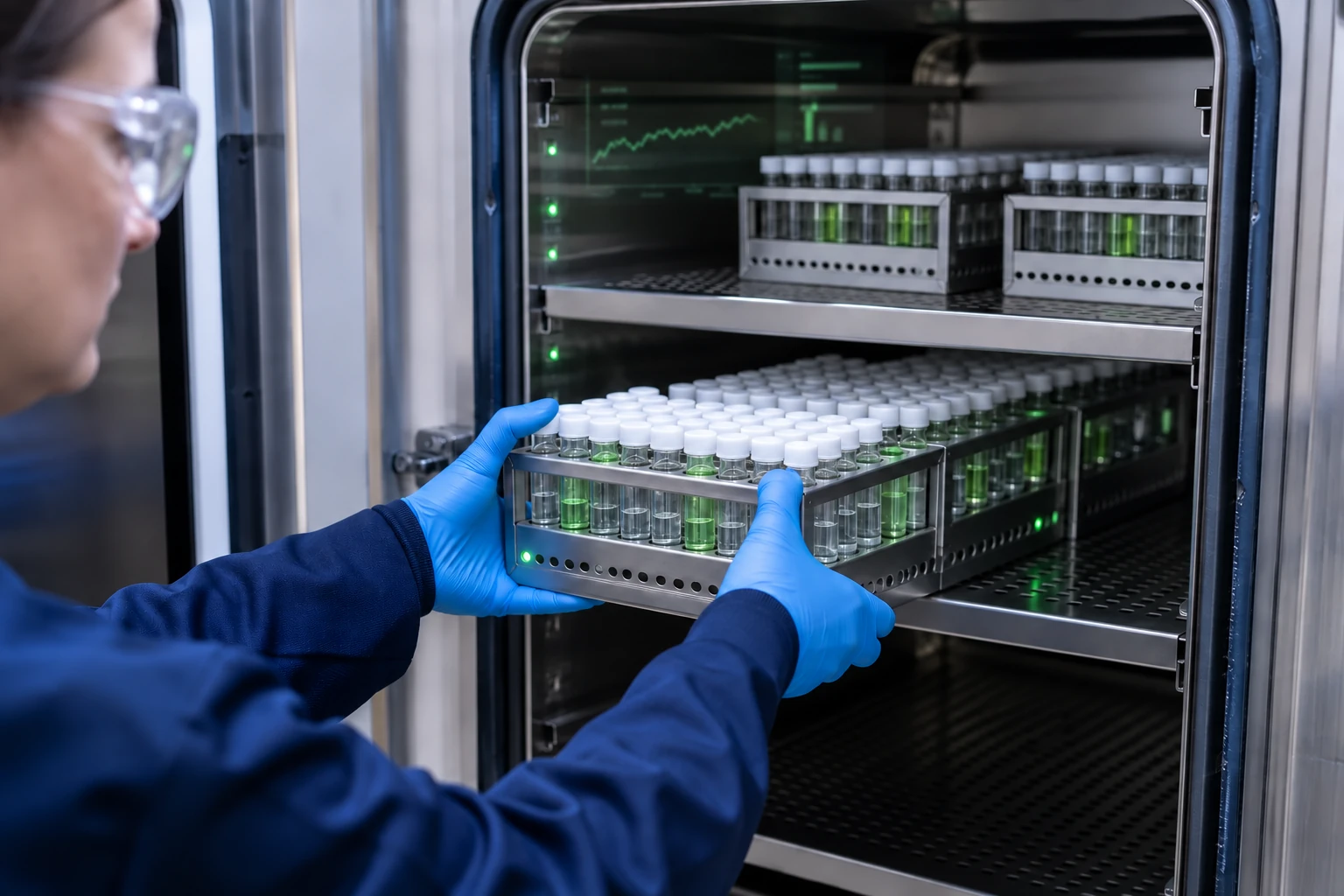 Thermal resilience testing of a stabilized compound